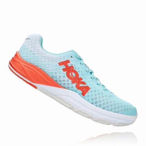 Hoka One One EVO CARBON ROCKET Road Running Shoes For Women India Blue/Orange IN-5769